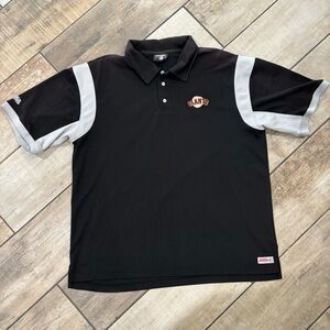 STITCHES San Francisco Giants Polo Shirt XL Men's MLB Baseball SF Black